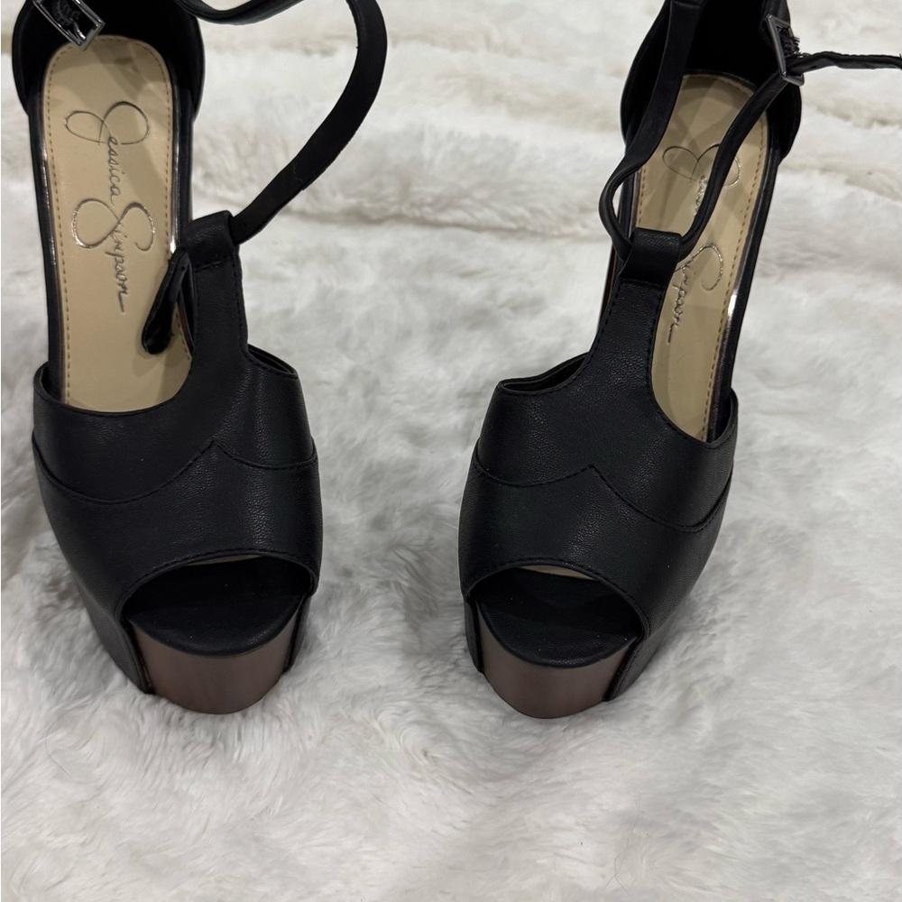 Jessica Simpson Black Platform Shoes